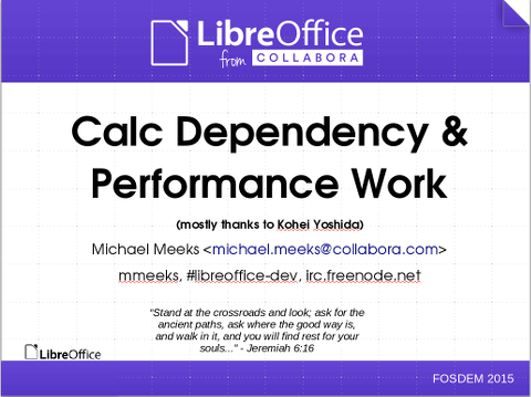 Calc performance work to 4.4