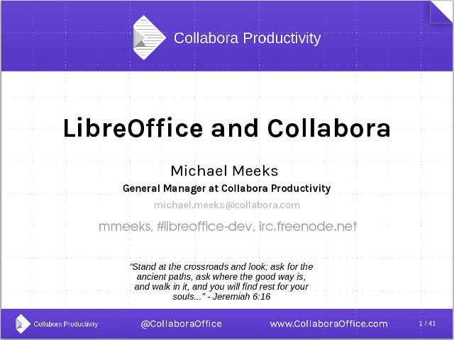LibreOffice and Collabora slides - hybrid PDF