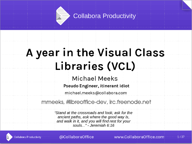 A year of VCL - hybrid PDF