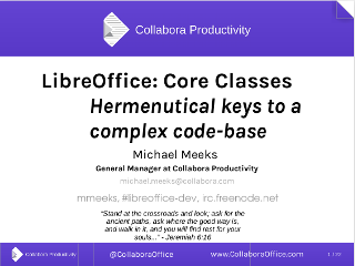 LibreOffice core classes