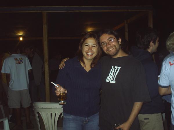 Eileen y Claudio en Grillparty de Clausura