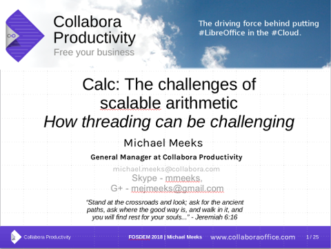 LibreOffice Calc threading
