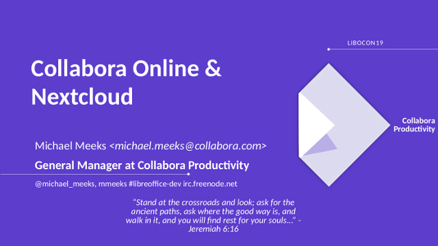 Nextcloud / Collabora Enterprise talk as hybrid PDF