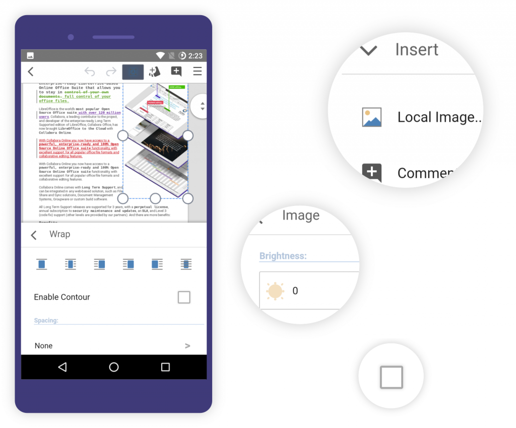 Collabora Office on Android (follow for details)