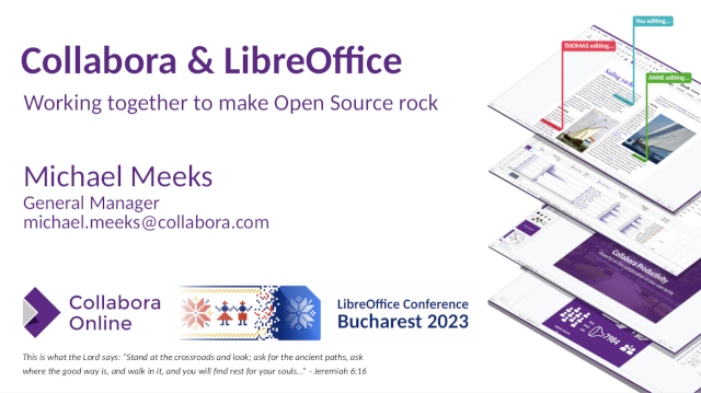 2023 Collabora / LibreOffice keynote (Hybrid PDF)